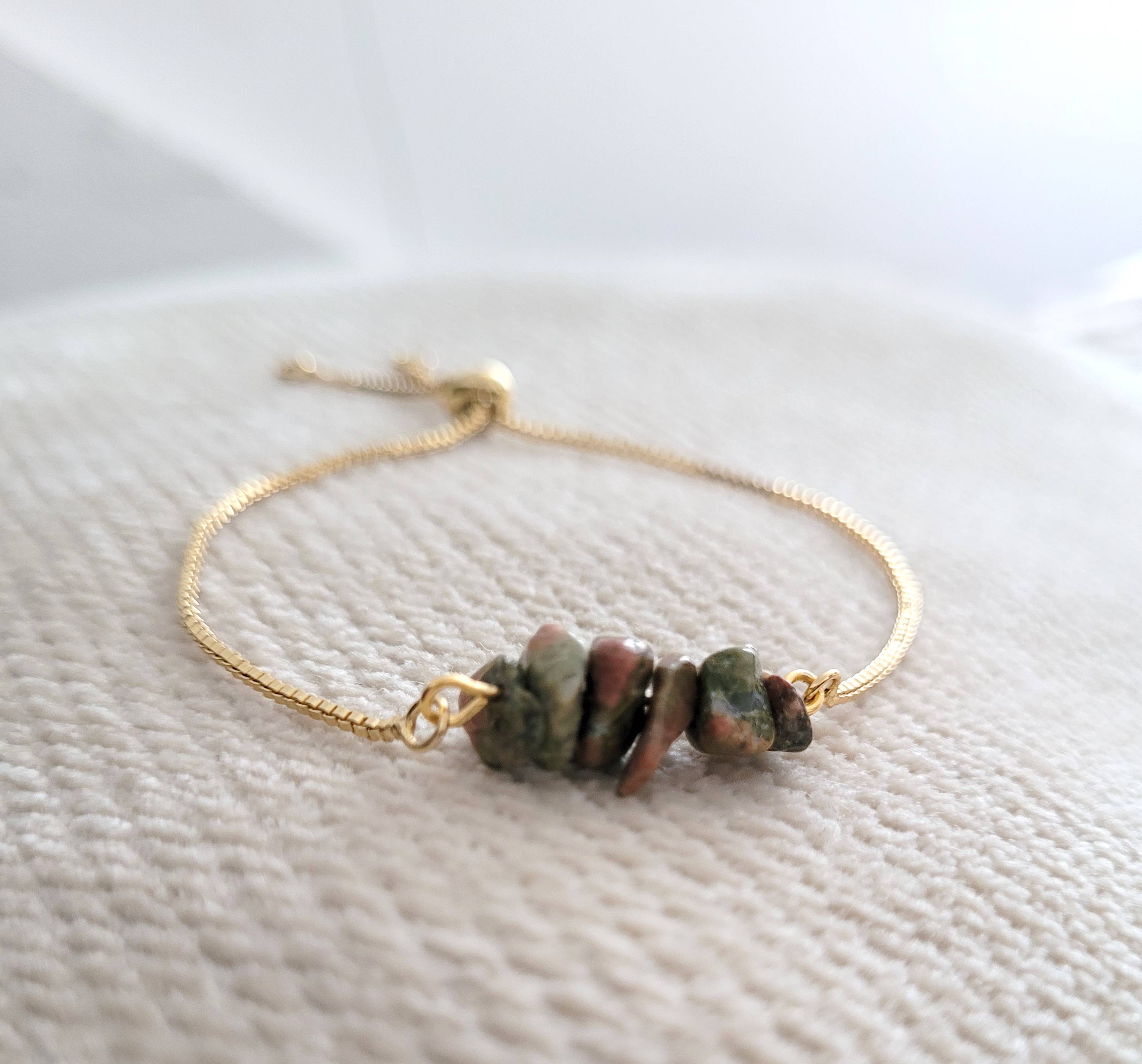 Nurture Harmony with our Unakite Healing Gemstone Bracelet - Discover - Buy  on Upcycleluxe