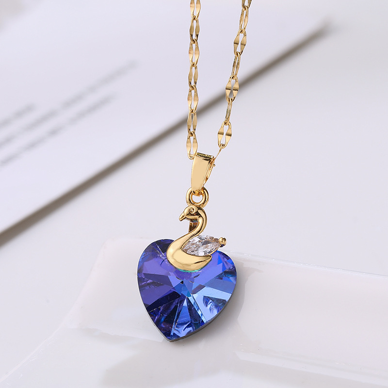 Heart Of The Sea Necklace Matching Jewelry Gold Plated Necklace - Image 4